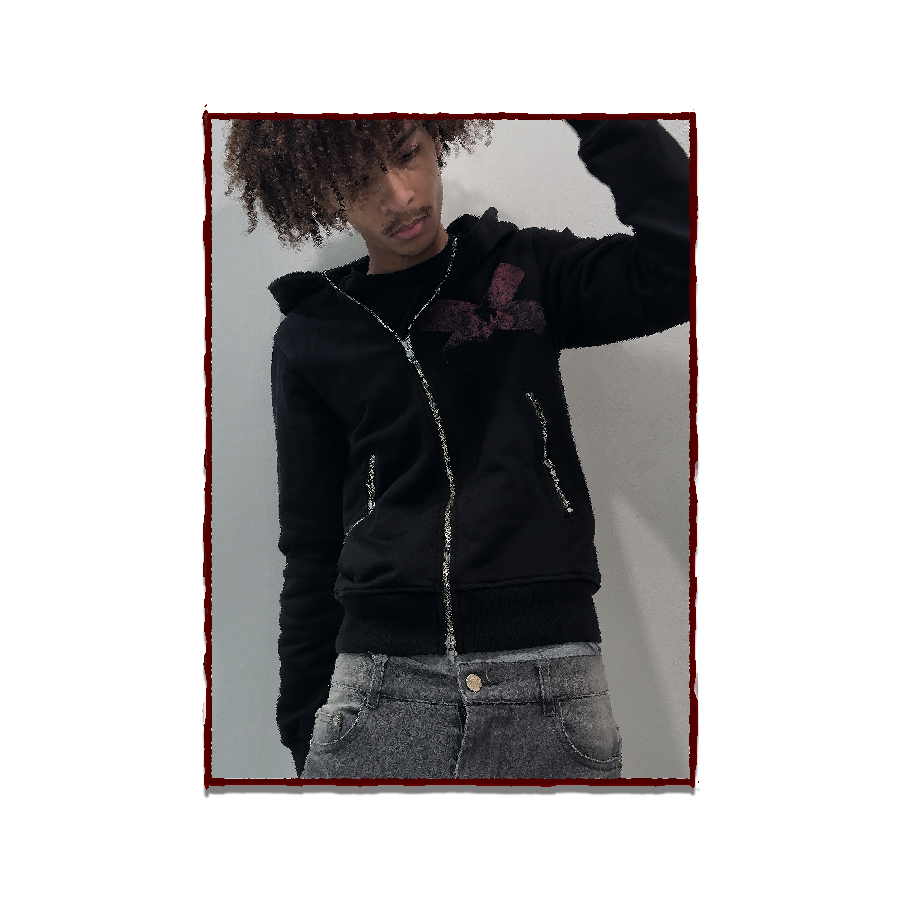 crossheart zip